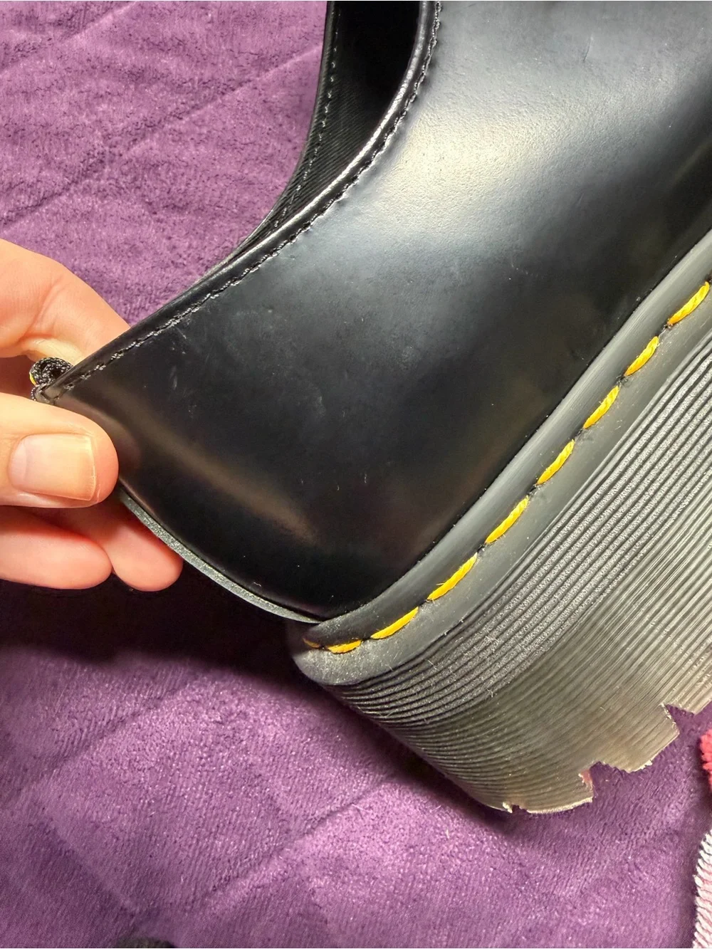 Dr. Martens  1461 SMOOTH LEATHER PLATFORM SHOES